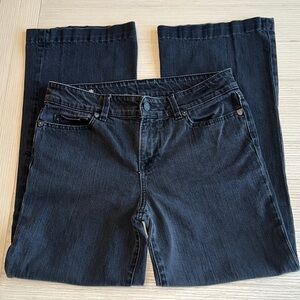 J & Company Black Bootcut Jeans with Black Studded Rear Pocket Size 32‎